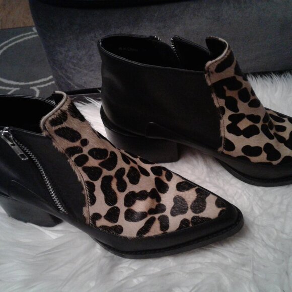 Beautiful leather boots size 7.5 new designer lab - Picture 4 of 4